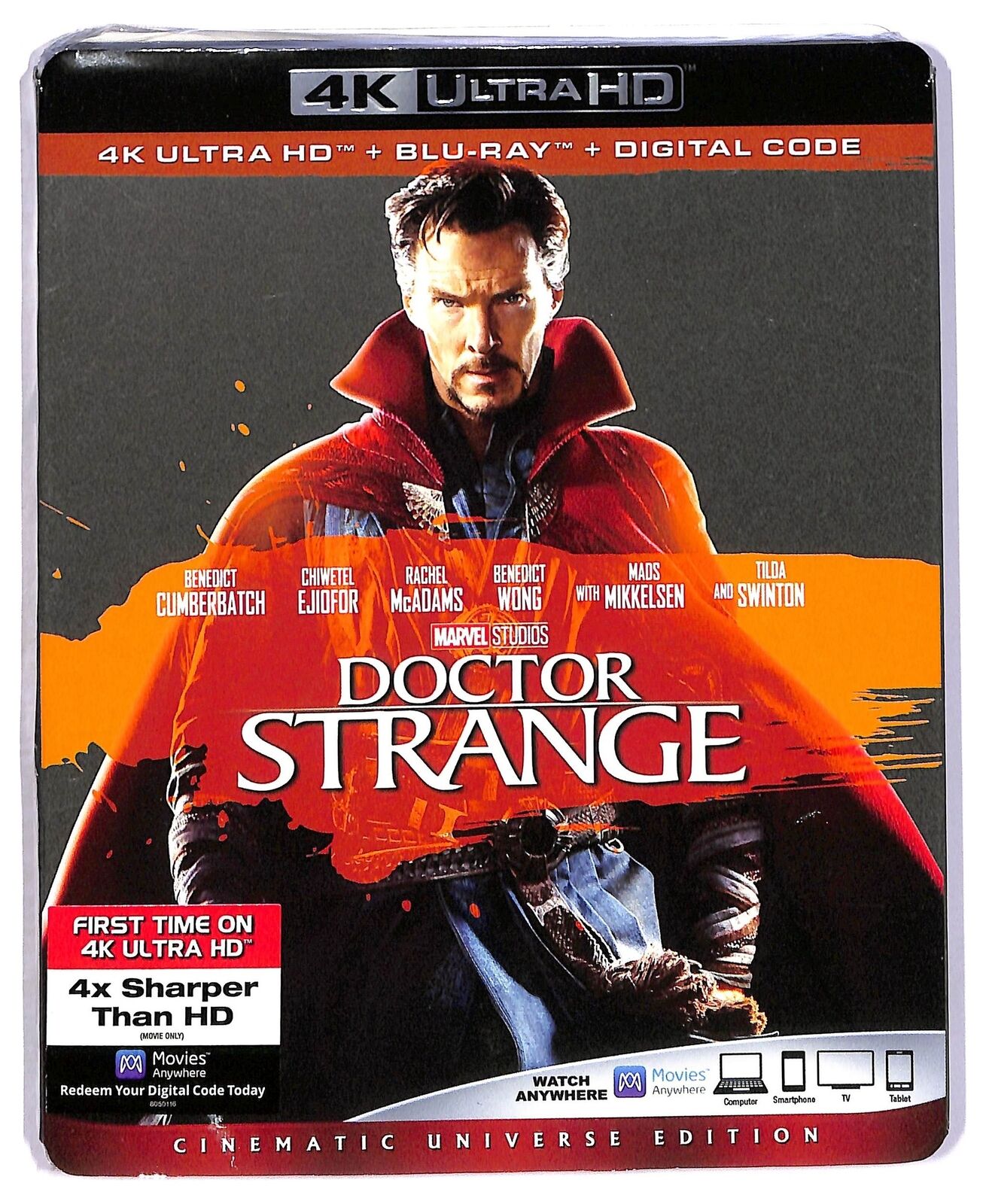 Doctor Strange 4k Ultra Hd + Blu-ray + Digital Code BLURAY
