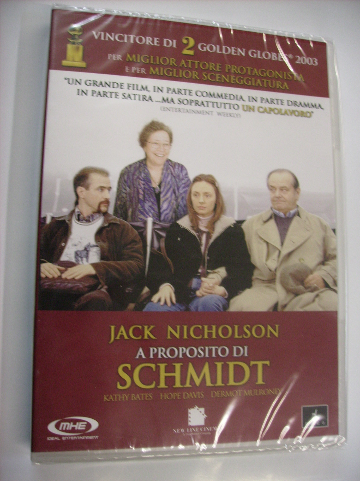 A PROPOSITO DI SCHMIDT - DVD SIGILLATO - JACK NICHOLSON - KATHY BATES
