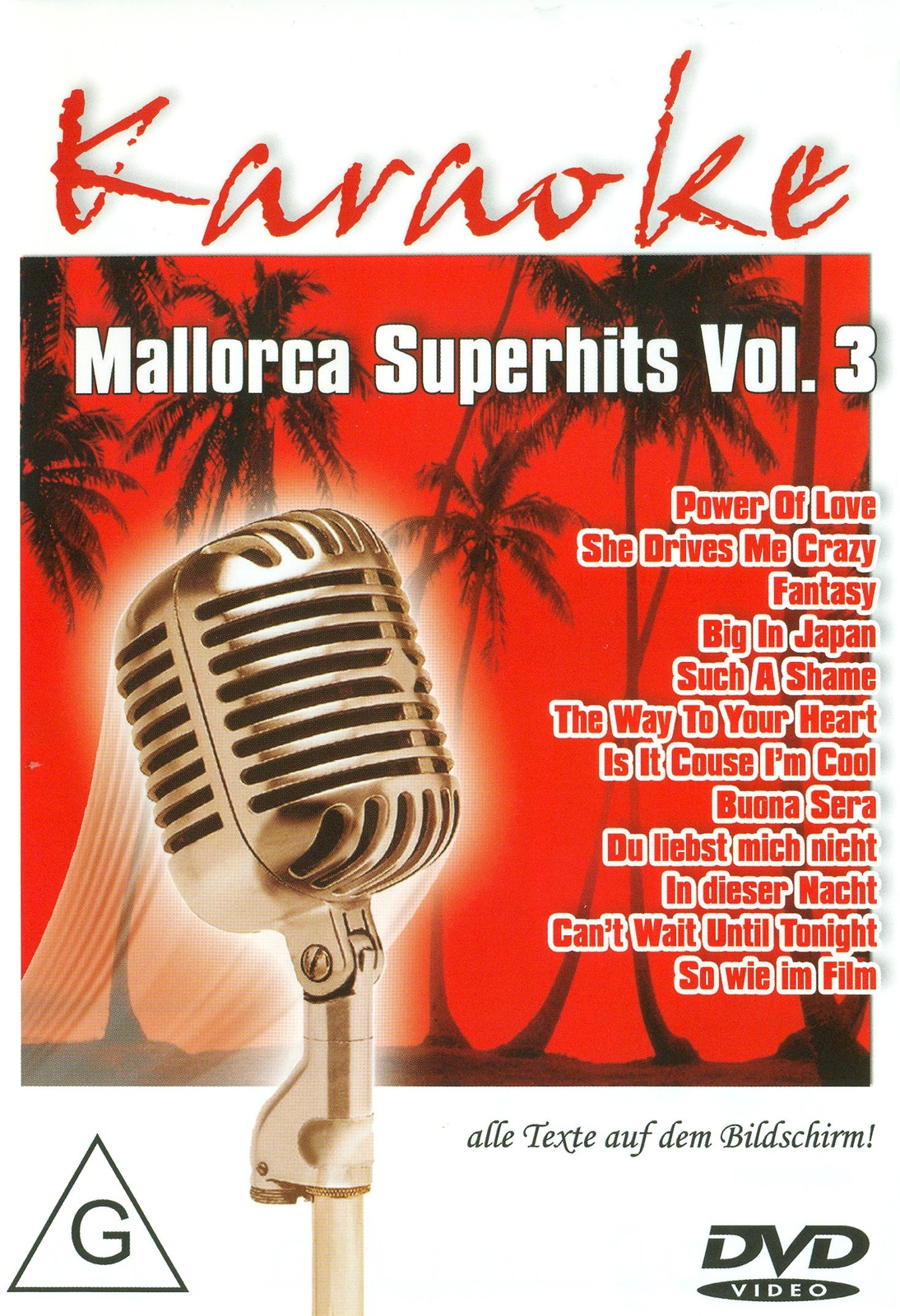 Karaoke - Mallorca Superhits Vol. 3 (DVD) Karaoke Various