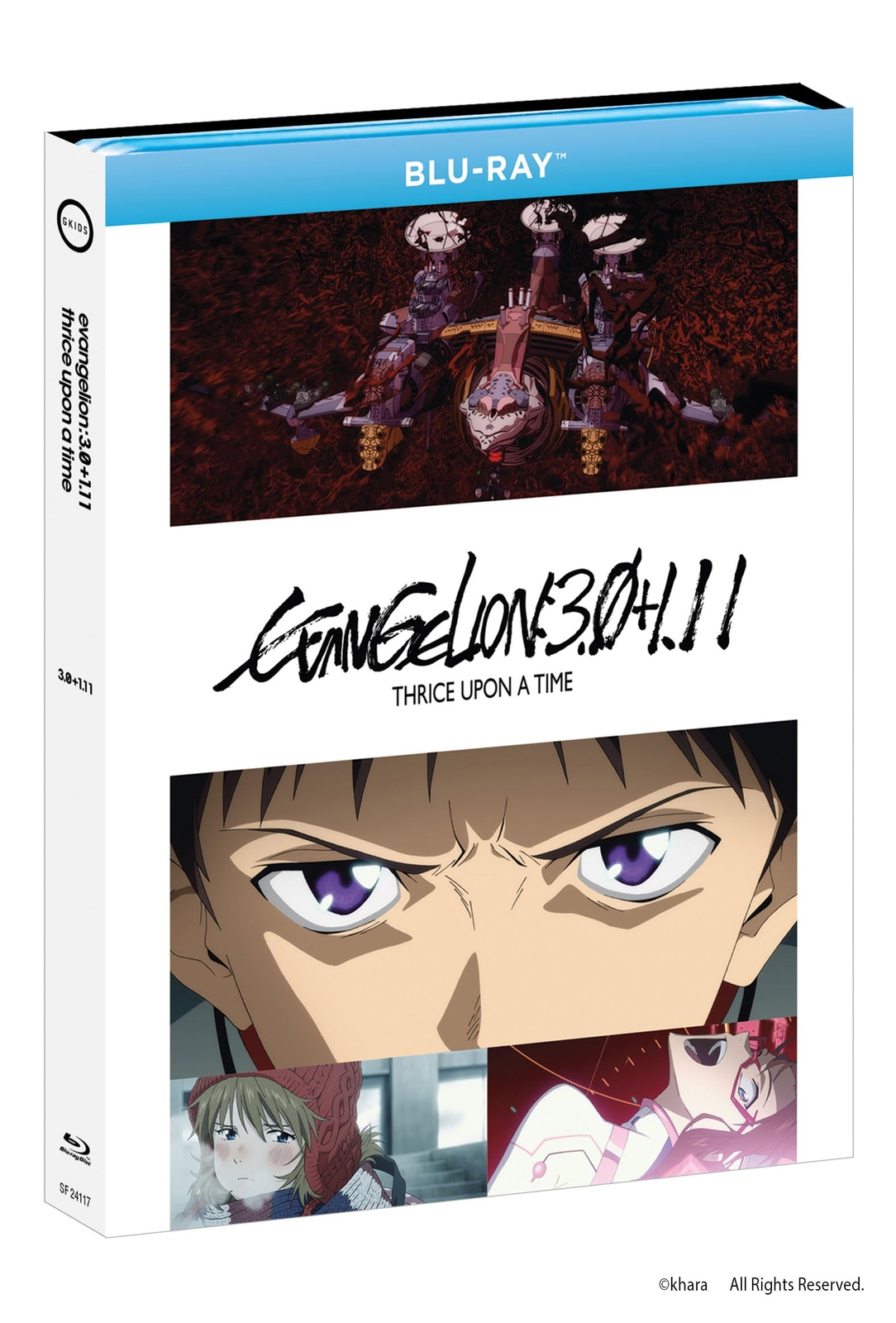 EVANGELION:3.0+1.11 THRICE UPON A TIME (Blu-ray) Spike Spencer Amanda Winn-Lee