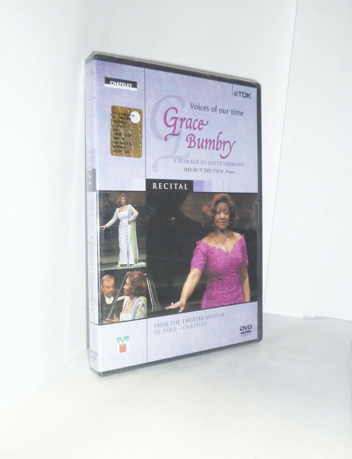 GRACE BUMBRY - VOICES OF OUR TIME - TDK - DVD MUSICALE NUOVO E SIGILLATO