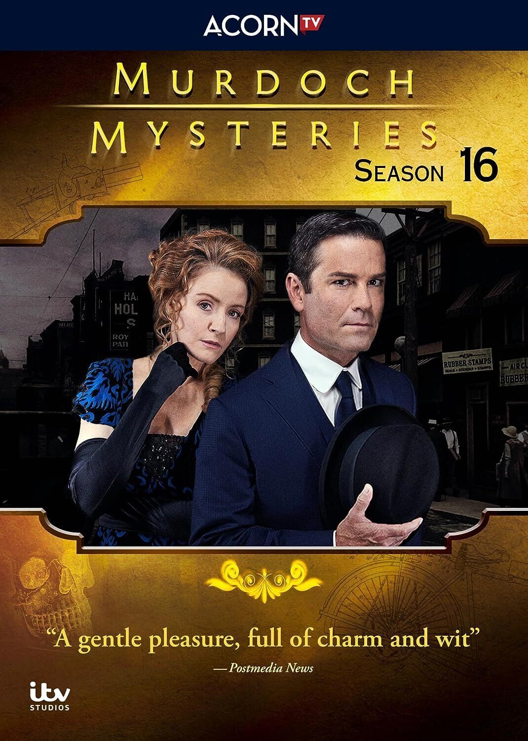 Murdoch Mysteries Season 16 (DVD) Yannick Bisson Jonny Harris Helene Joy