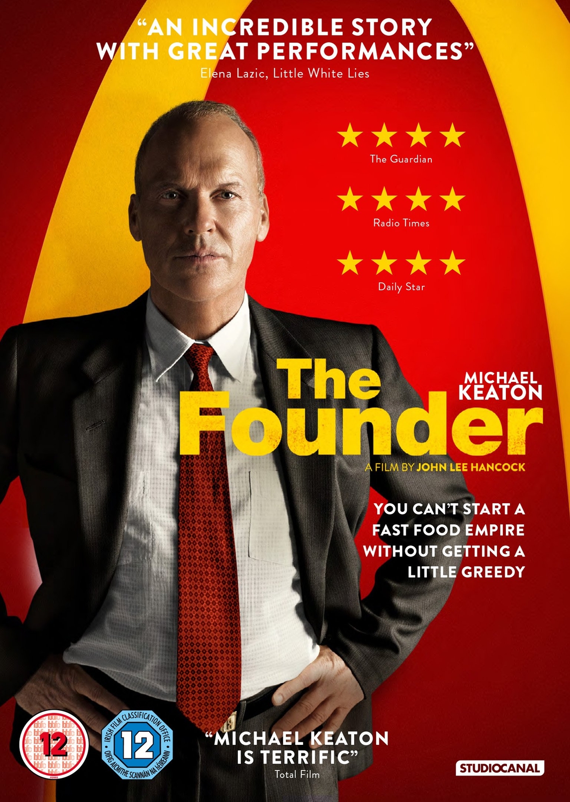 The Founder [DVD] (DVD) Michael Keaton Linda Cardellini Patrick Wilson