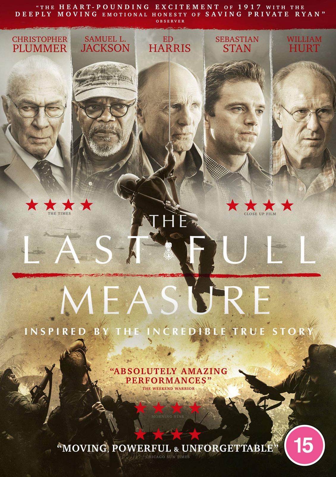 The Last Full Measure (DVD) Samuel L. Jackson Christopher Plummer Sebastian Stan