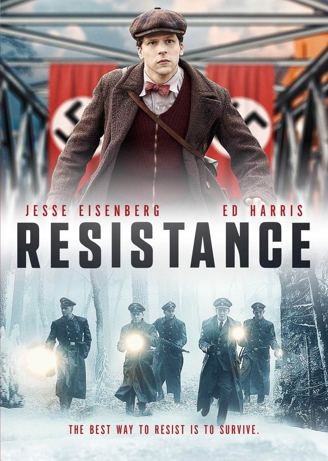 Resistance (DVD) Jesse Eisenberg Ed Harris Clemence Poesy Edgar Ramírez