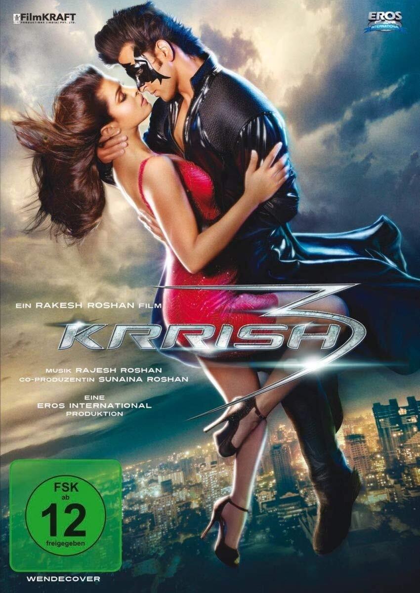 Krrish 3 (DVD) Hrithik Roshan Priyanka Chopra Vivek Oberoi Kangana Ranaut