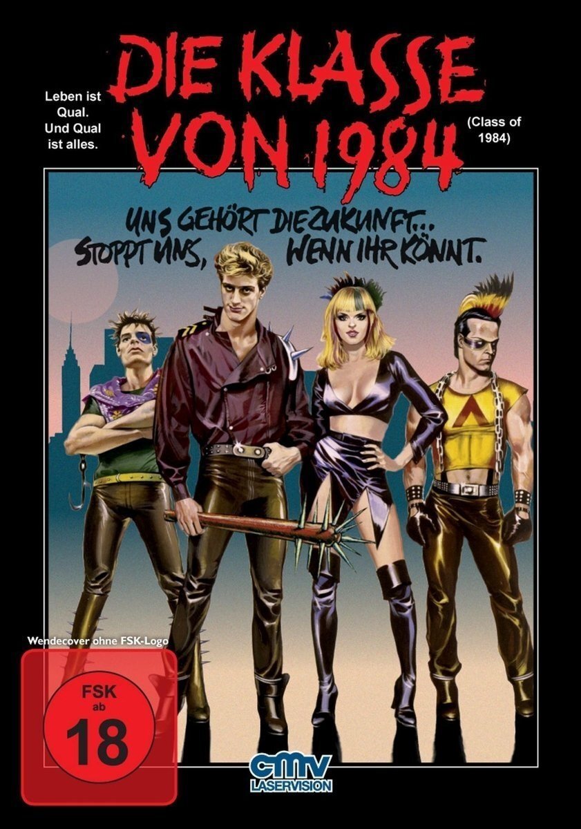 Die Klasse von 1984 - UNCUT (DVD) Perry King Merrie Lynn Ross Roddy McDowall