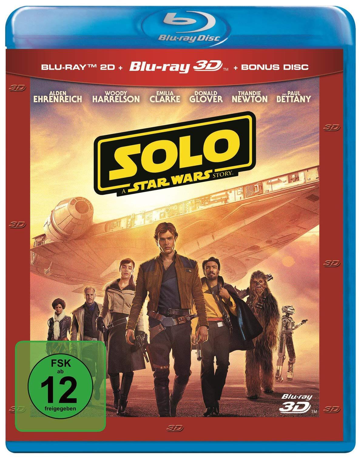Solo - A Star Wars Story (+ Blu-ray 2D) (+ Bonus-Blu-ray) (Blu-ray)