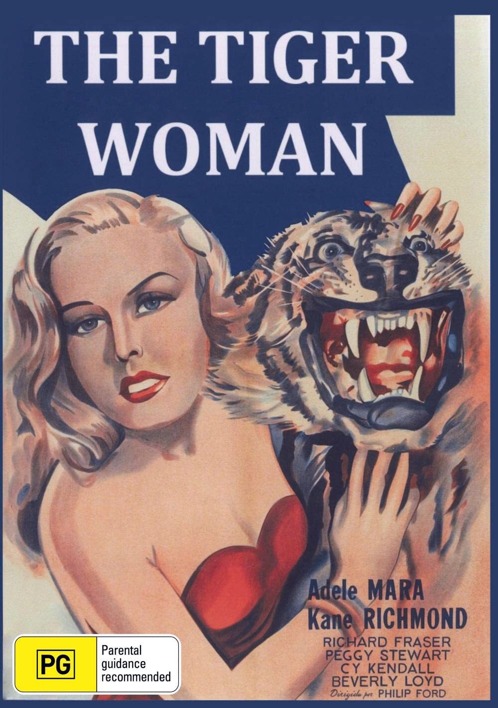 The Tiger Woman aka Perils of the Darkest Jungle (DVD) Richard Fraser Cy Kendall
