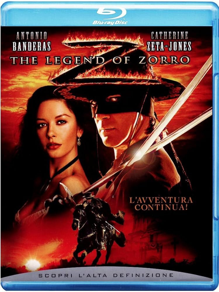 THE LEGEND OF ZORRO  BLU-RAY   AVVENTURA