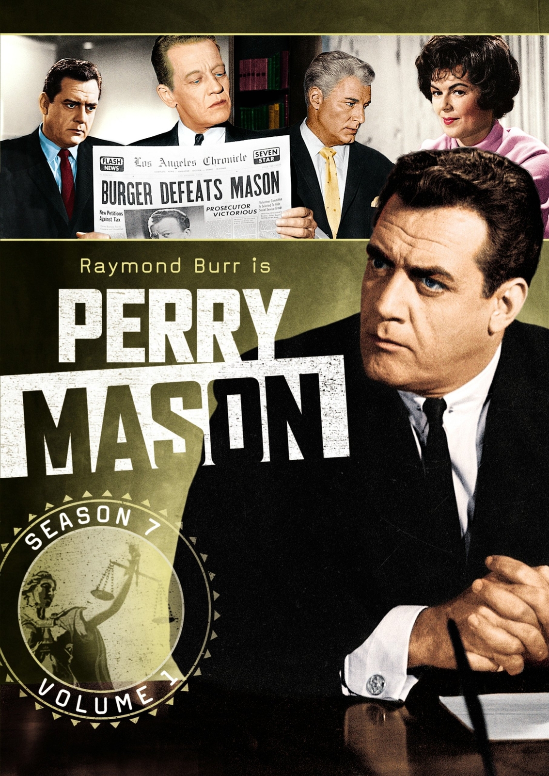 Perry Mason: Season 7, Vol. 1 (DVD) Raymond Burr Ray Collins William Hopper