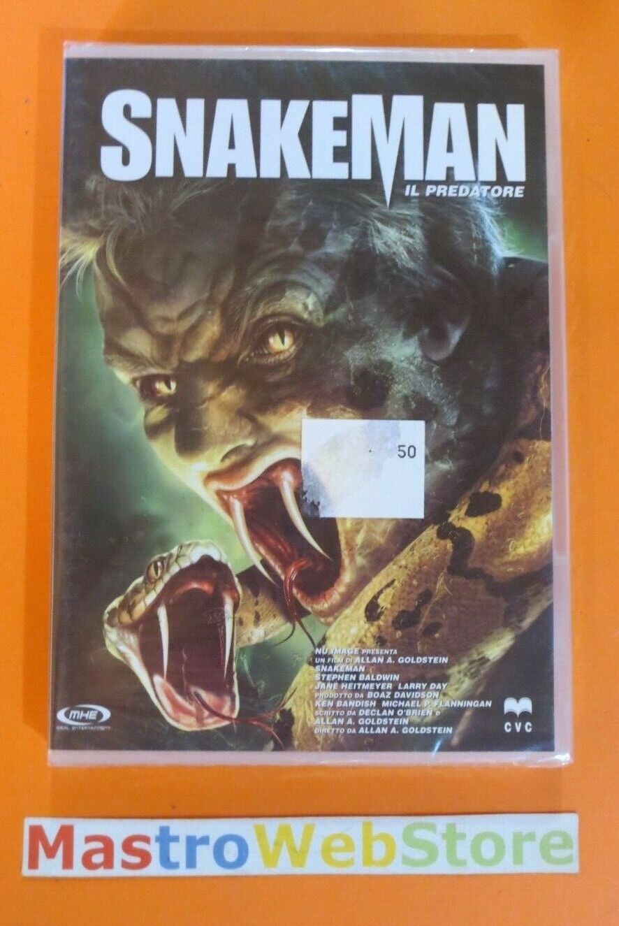 SNAKEMAN - IL PREDATORE - 2004 - MONDO HOME - DVD nuovo sigillato [dv10]