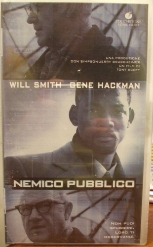 VHS VIDEOCASSETTA NEMICO PUBBLICO WILLSMITH-GENEHACKMAN