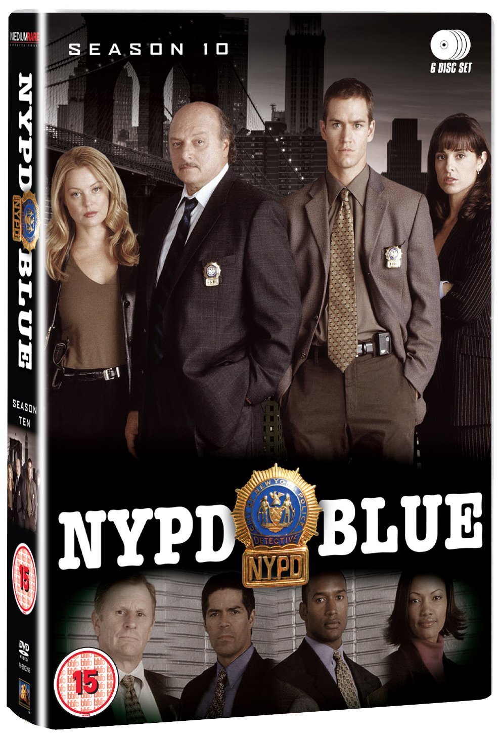 NYPD Blue Complete Season 10 (DVD) Dennis Franz Gordon Clapp Sharon Lawrence