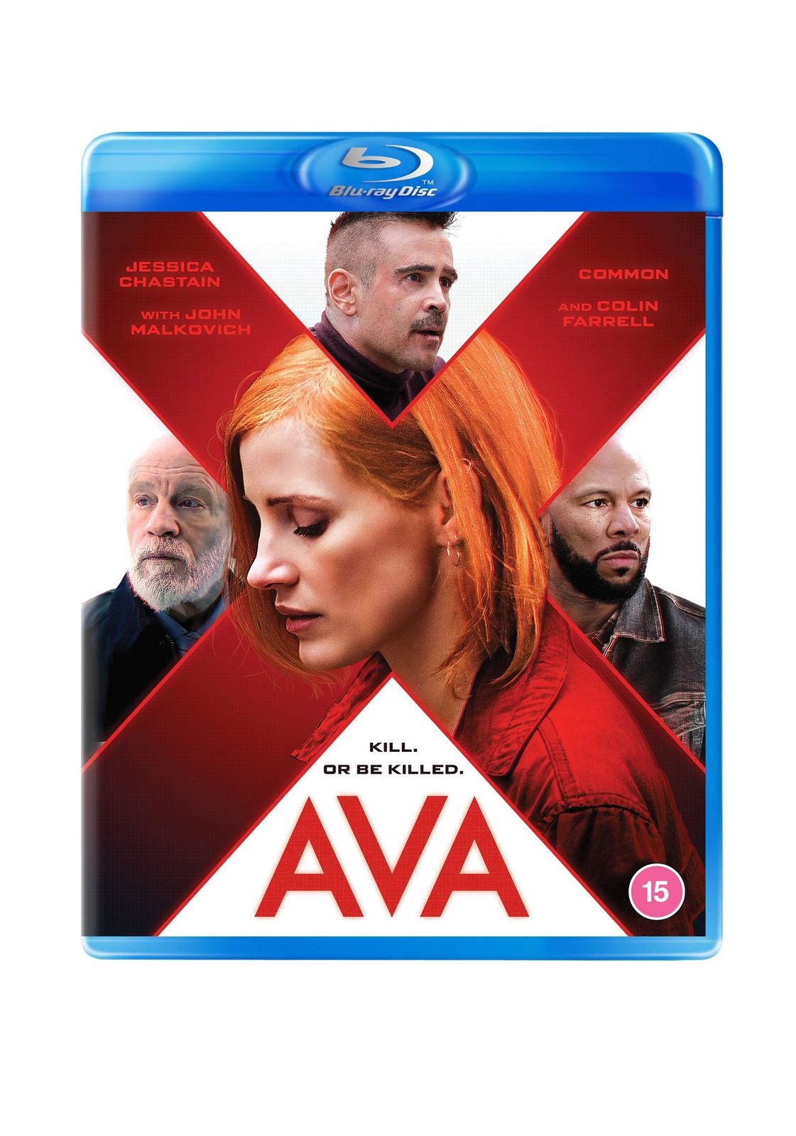 Ava (Blu-ray) Jessica Chastain Colin Farrell John Malkovich Geena Davis Diana