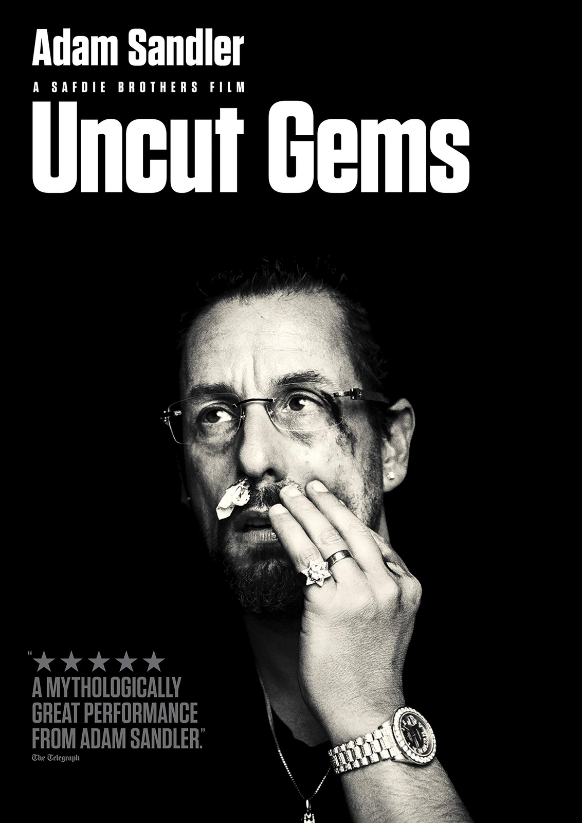 UNCUT GEMS (DVD) Adam Sandler Idina Menzel Lakeith Stanfield Eric Bogosian