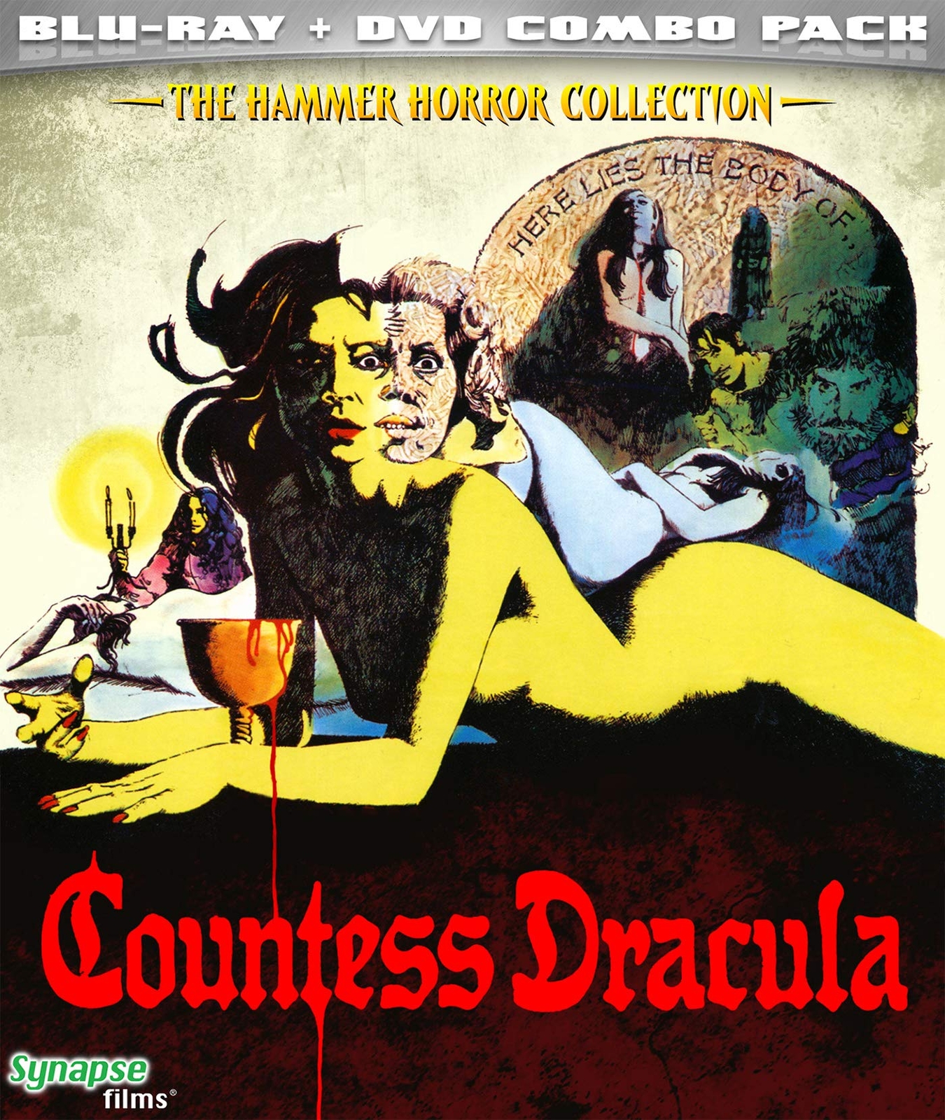Countess Dracula (Blu-ray + DVD Combo) (Blu-ray) Ingrid Pitt Nigel Green