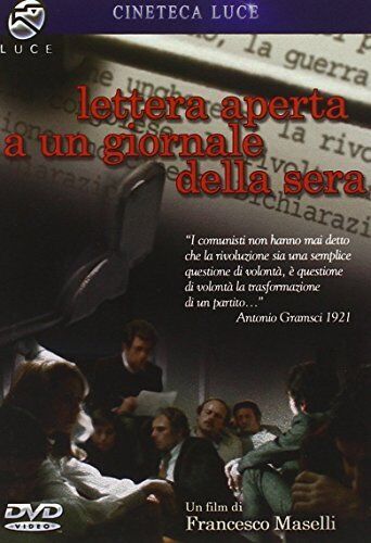 Lettera Aperta Ad Un Giornale Della Sera (q1u)