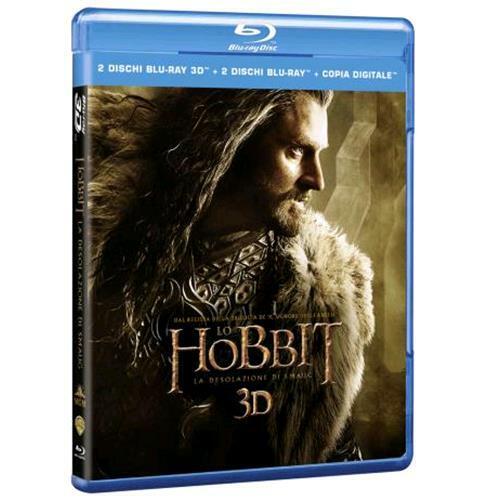 HOBBIT LO LA DESOLAZIONE DI SMAUG 2 DISCHI BLU-RAY 3D + 2 BLU-RAY