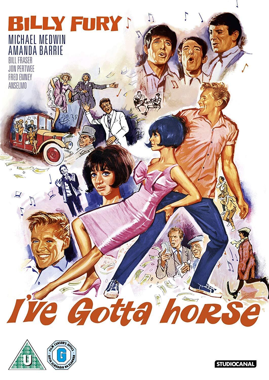 I’ve Gotta Horse (DVD) Billy Fury Amanda Barrie Michael Medwin Marjorie Rhodes