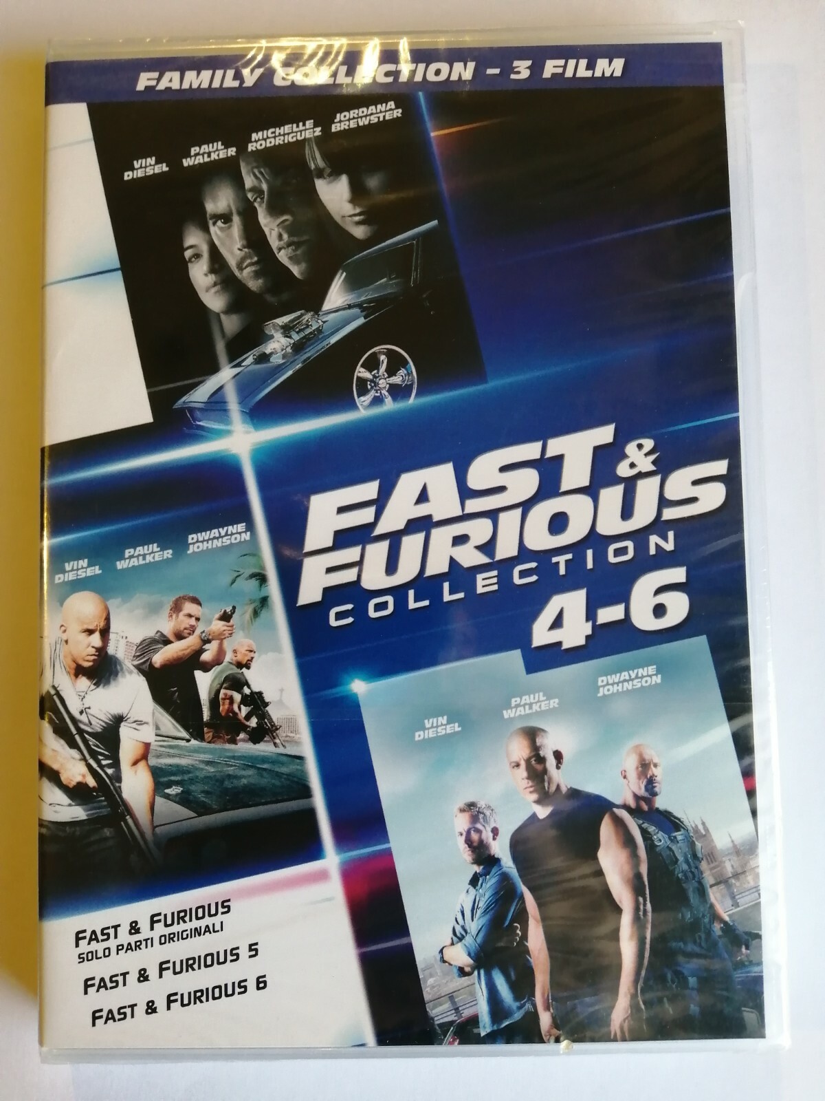 FAST & FURIOUS COLLECTION 4-6 DVD NUOVO SIGILLATO