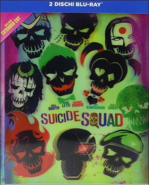 Suicide squad 2 blu ray edizione speciale extended cut copertina olografica