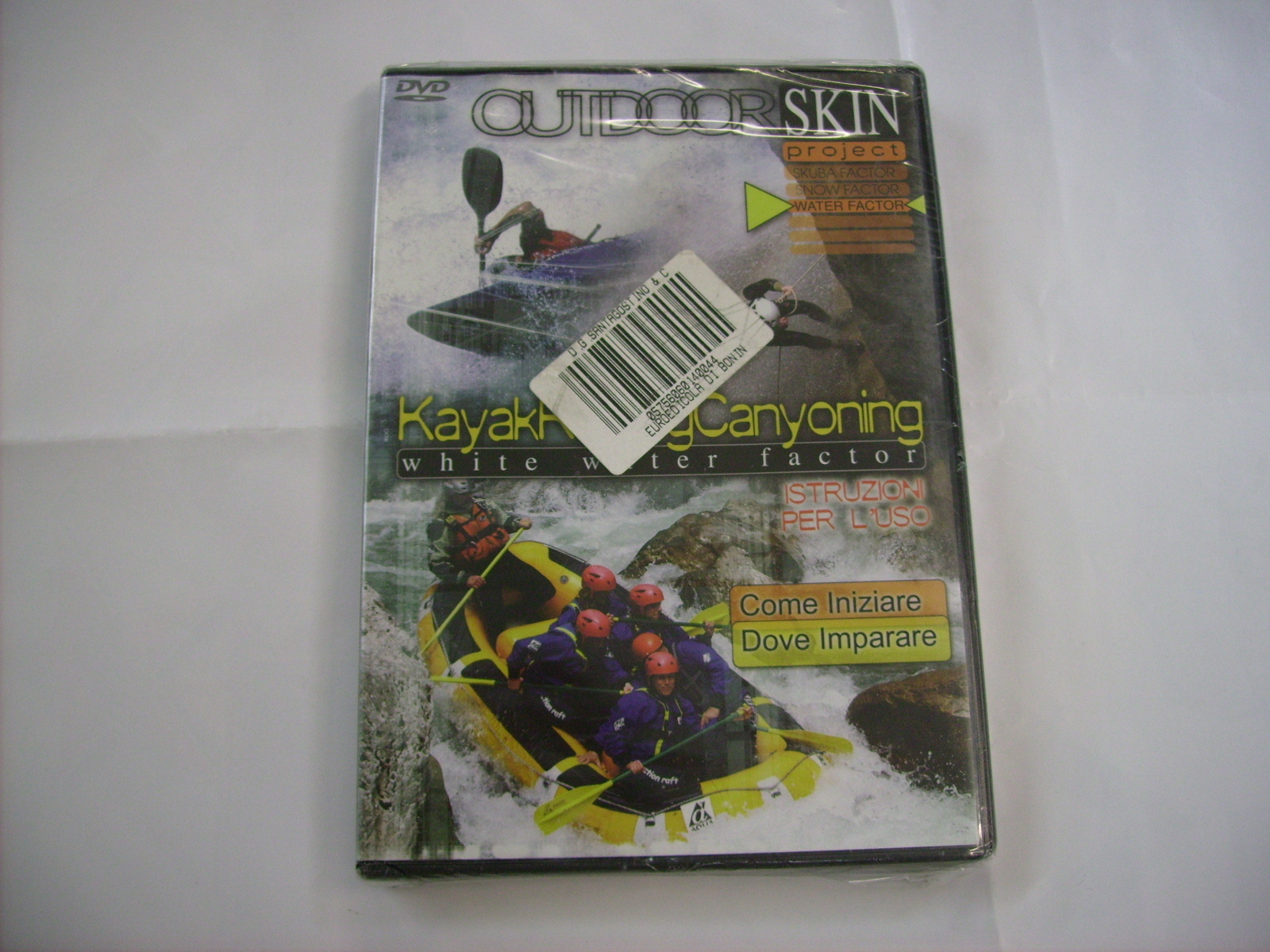 KAYAK RAFTING CANYONING - ISTRUZIONI PER L'USO - DVD SIGILLATO