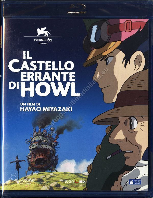 IL CASTELLO ERRANTE DI HOWL (2004 Hayao Miyazaki) - BLU RAY NUOVO!