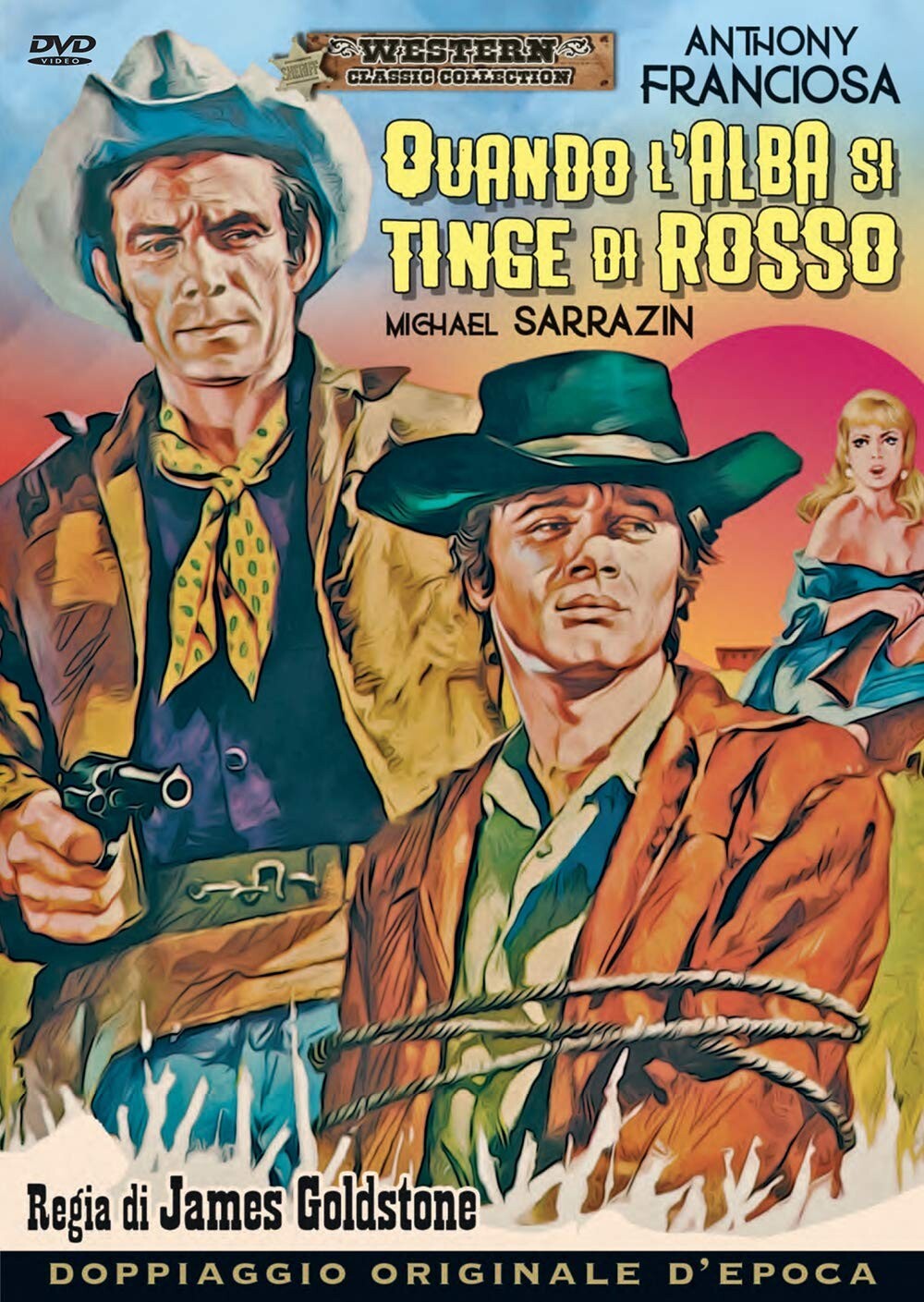 Dvd QUANDO L'ALBA SI TINGE DI ROSSO nuovo sigillato 1968