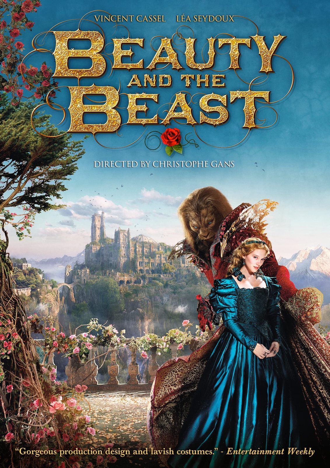 Beauty and the Beast (DVD) Vincent Cassel Lea Seydoux Andre Dussollier