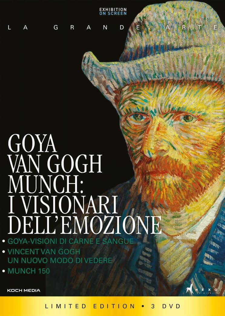 Dvd Goya, Van Gogh, Munch - I Visionari Dell'Emozione (Box 3 DvD)  ....NUOVO