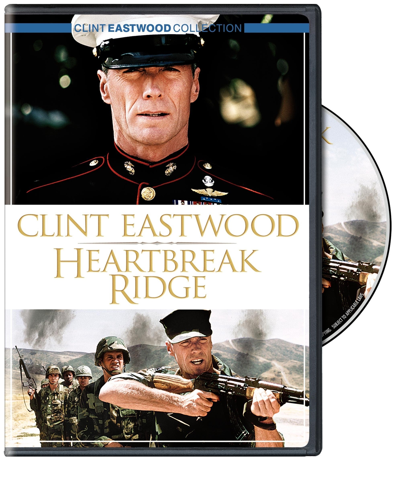 Heartbreak Ridge (DVD) Clint Eastwood Marsha Mason Everett McGill Moses Gunn