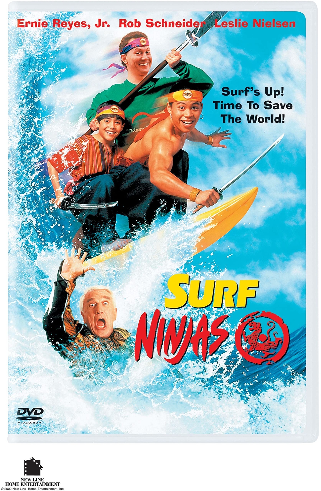 Surf Ninjas (DVD) Ernie Reyes Jr. Leslie Nielsen Rob Schneider Nicolas Cowan