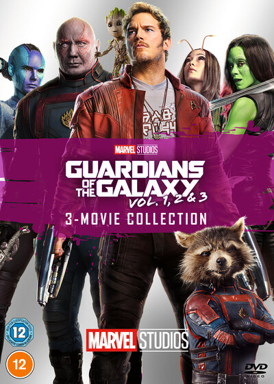 Guardians of the Galaxy: Vol. 1, 2 & 3 - 3 Movie Collection (DVD) Zoe Saldana