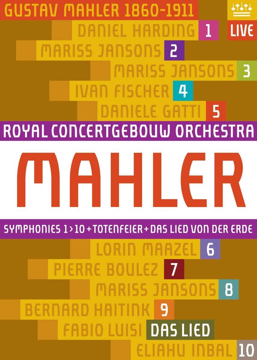Mahler: Symphonies Nos 1-10 & Das Lied von der Erde (DVD) Mahler Harding Jansons