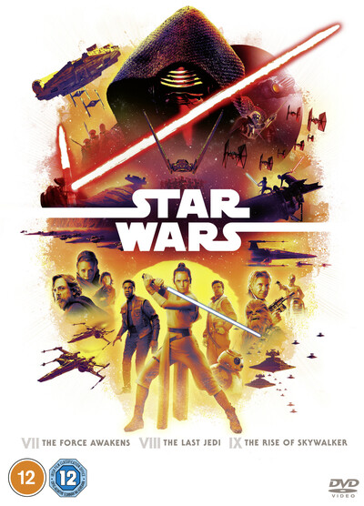 Star Wars Trilogy: Episodes VII, VIII and IX (DVD) Gwendoline Christie