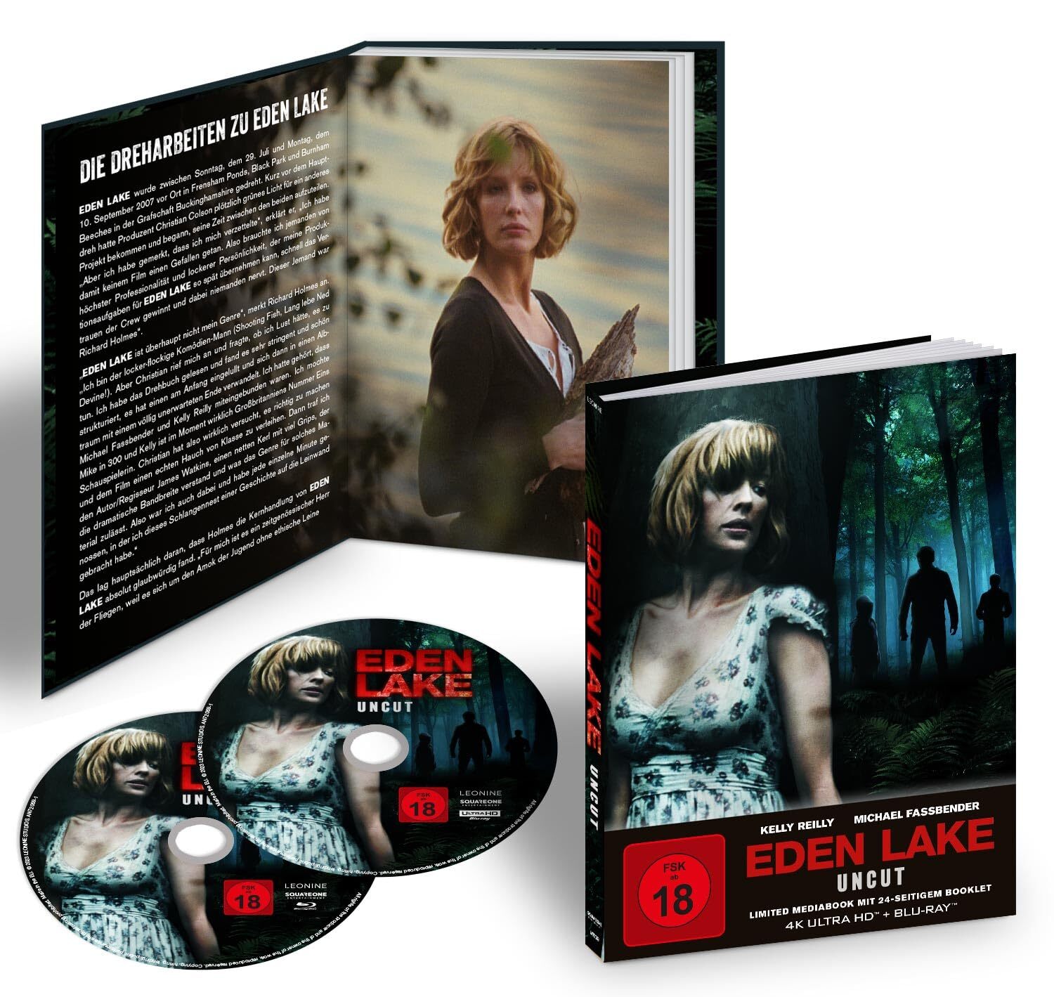 Eden Lake - Mediabook - Uncut Limited Edition (+ Blu-ray) (Blu-ray) Fassbender