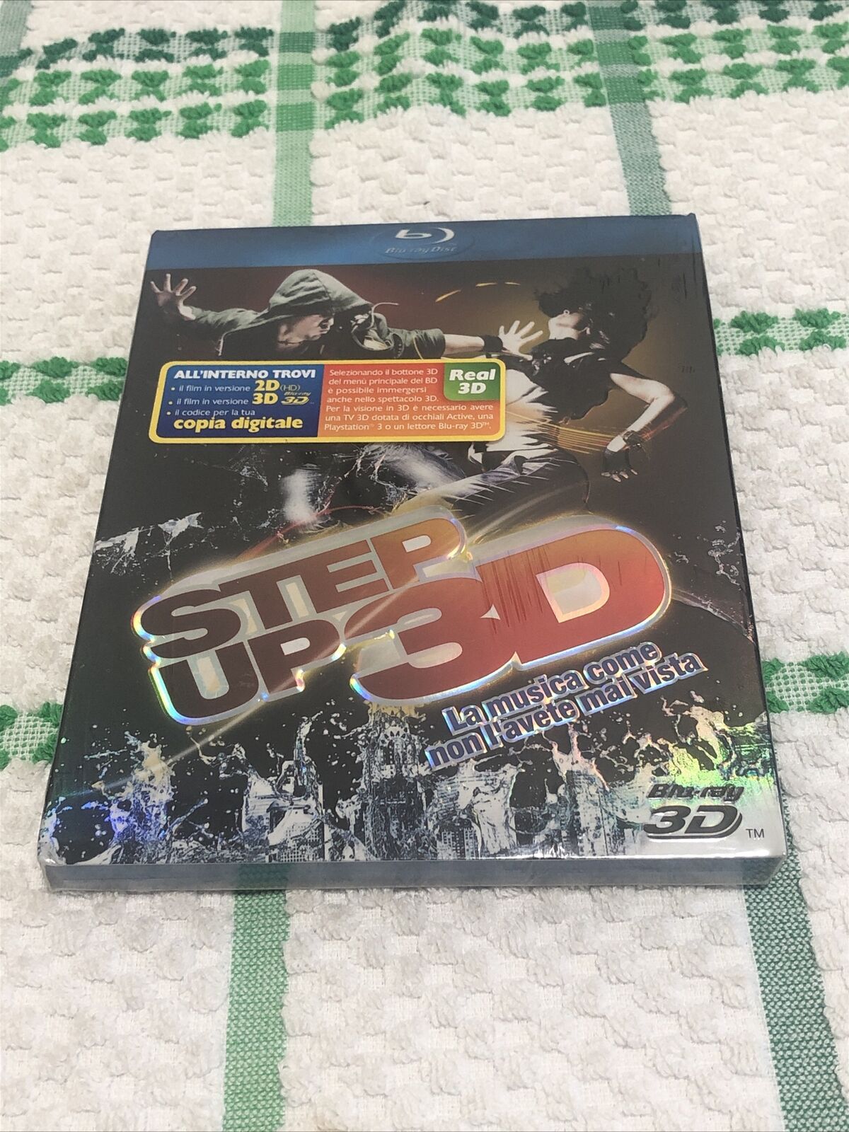 STEP UP 3D - 2010 - BLU-RAY 3D + 2D SLIPCASE nuovo sigillato Edizione Italia
