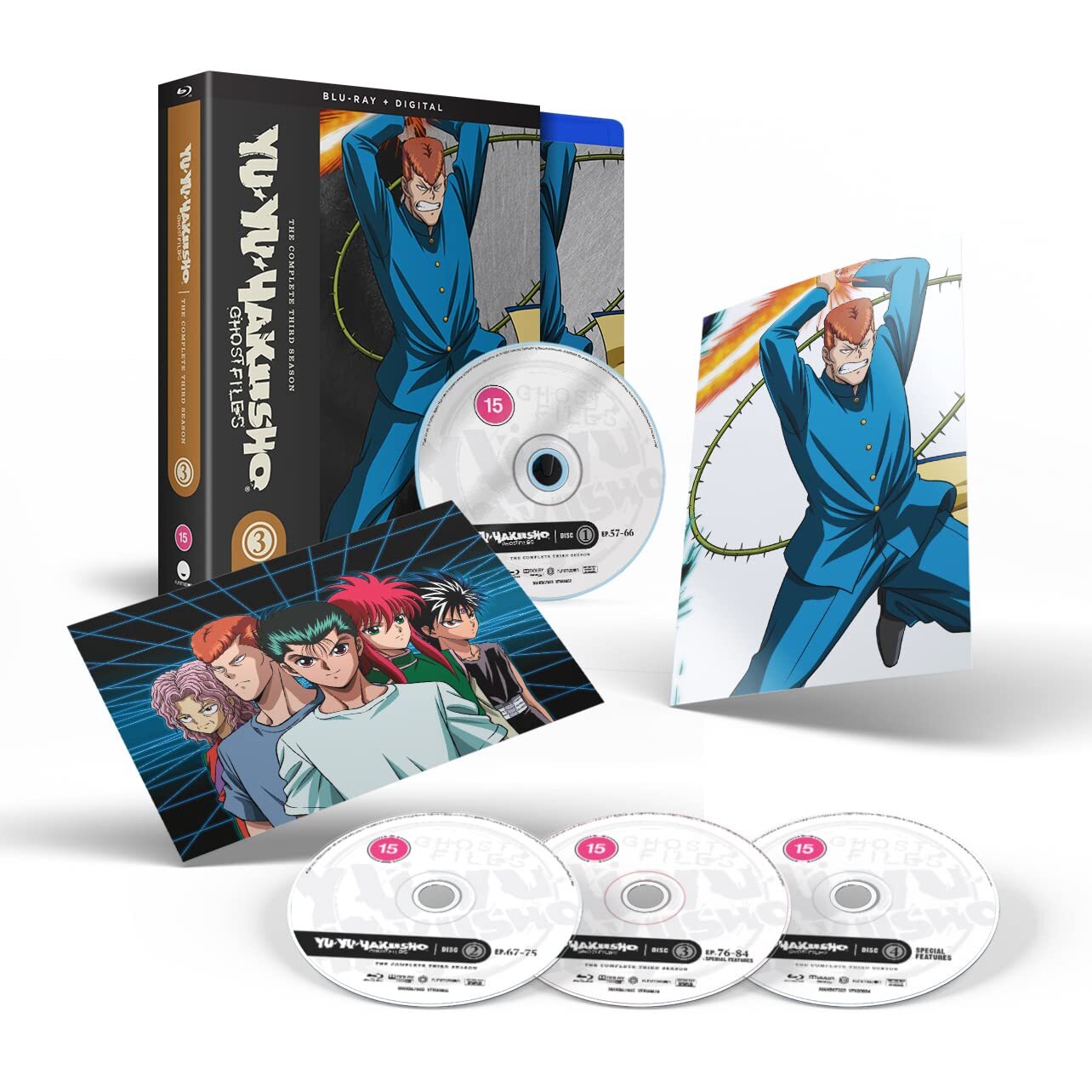 Yu Yu Hakusho Season 3 (Episodes 57-84) + Digital Copy (Blu-ray)