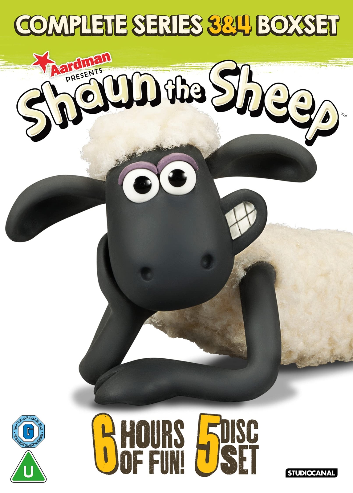 Shaun The Sheep 3&4 Boxset (DVD) Justin Fletcher John Sparkes Richard Webber