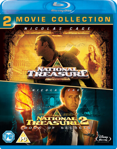 National Treasure 1 and 2 (Blu-ray) Ty Burrell Ed Harris Michael Maize Sean Bean