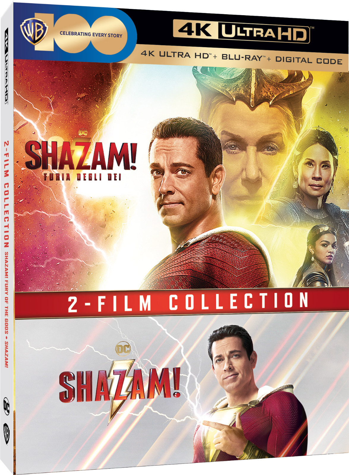 Shazam! - 2 Film Collection (2 4K Ultra HD + 2 Blu-Ray Disc)