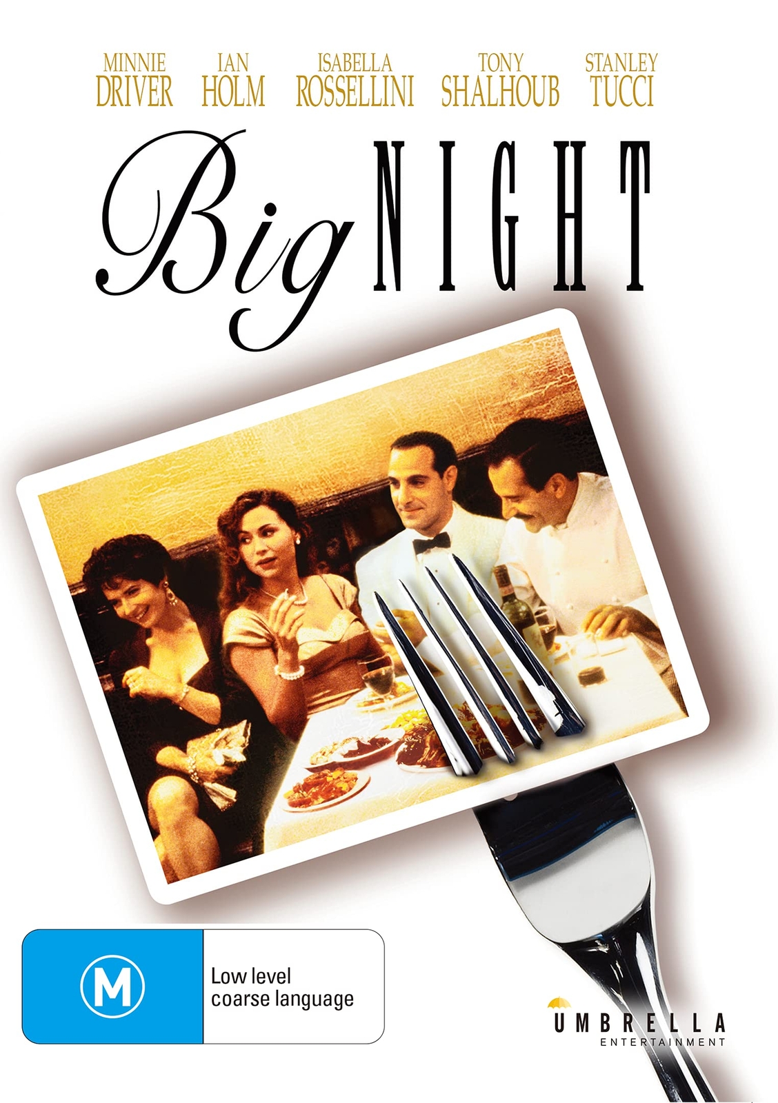 Big Night (DVD) Stanley Tucci Ian Holm Tony Shalhoub Isabella Rossellini