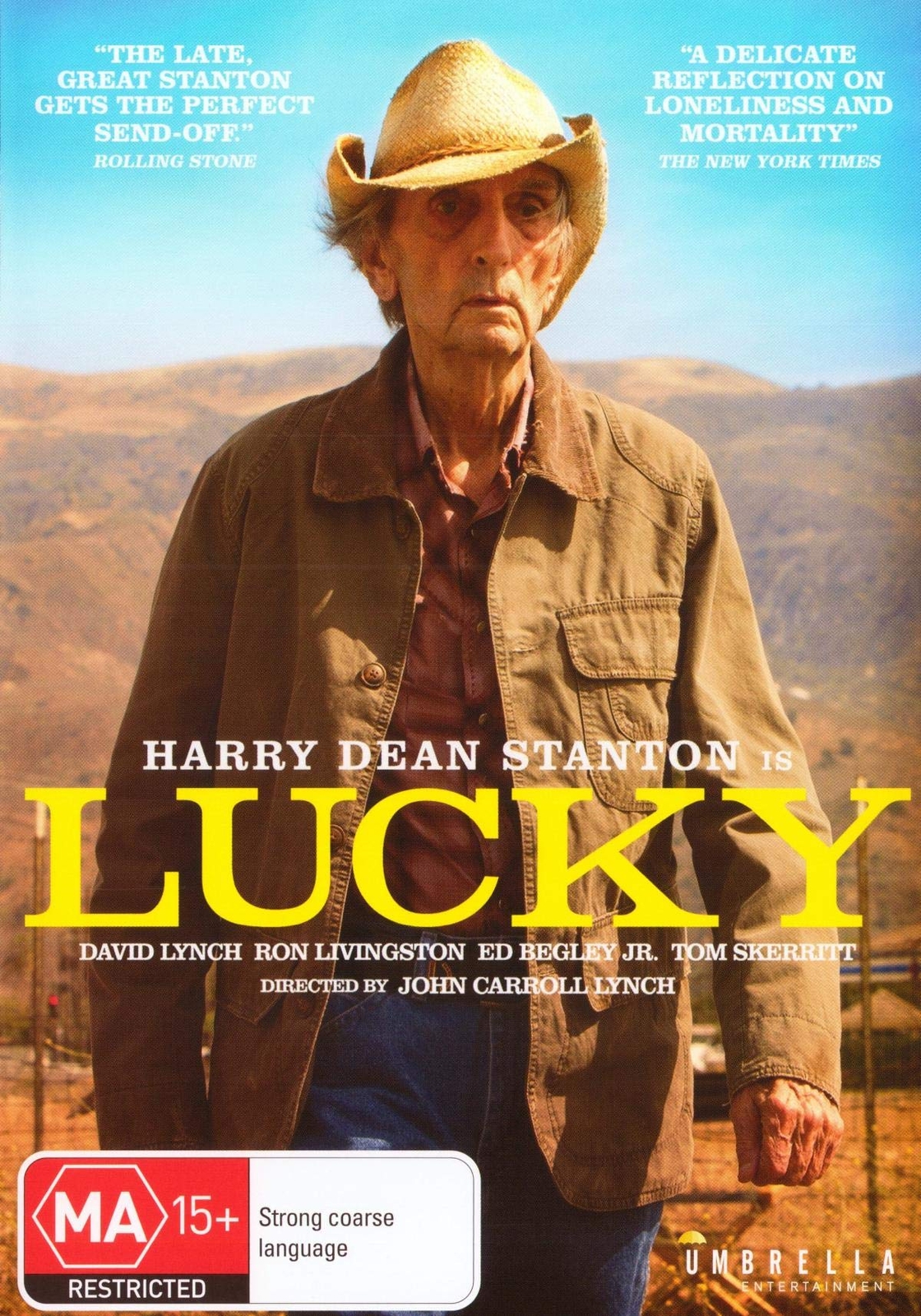 Lucky 2017   Harry Dean Stanton   NON-USA Format   PAL Region 4 Import - A (DVD)