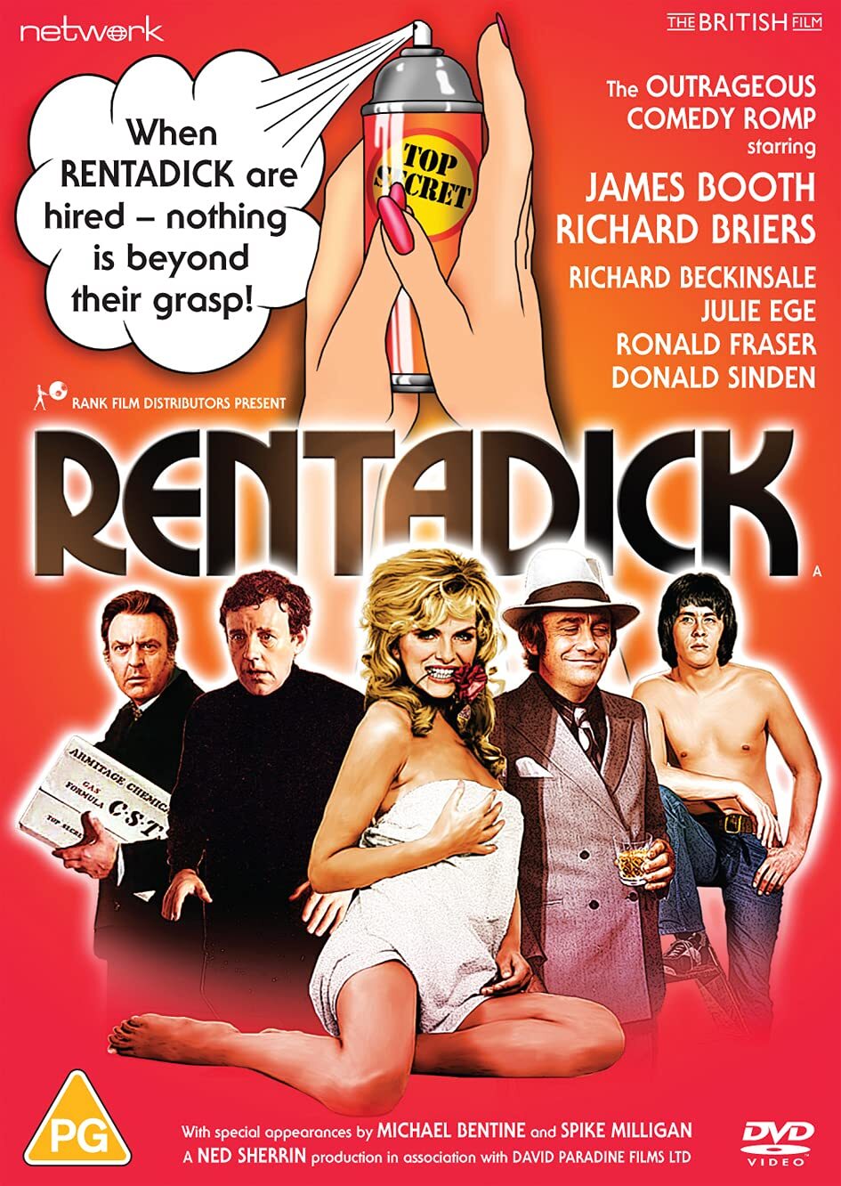 Rentadick (DVD) James Booth Richard Briers Julie Ege Ronald Fraser Donald Sinden
