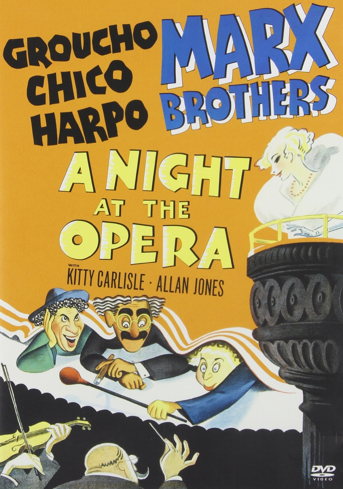 A Night at the Opera (DVD) Groucho Marx Chico Marx Harpo Marx Margaret Dumont