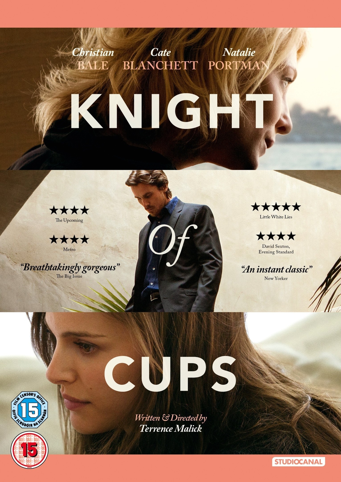 Knight of Cups (DVD) Christian Bale Cate Blanchett Natalie Portman Brian Dennehy