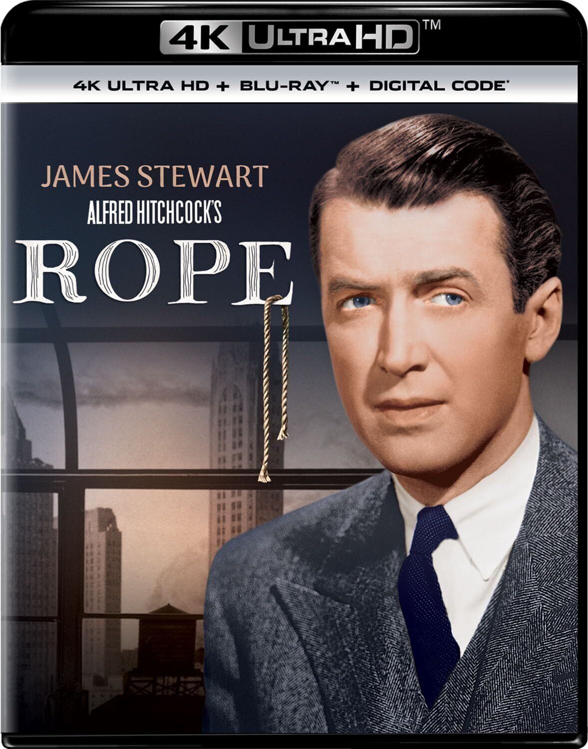 Rope - 4K Ultra HD + Blu-ray + Digital (4K UHD Blu-ray) James Stewart