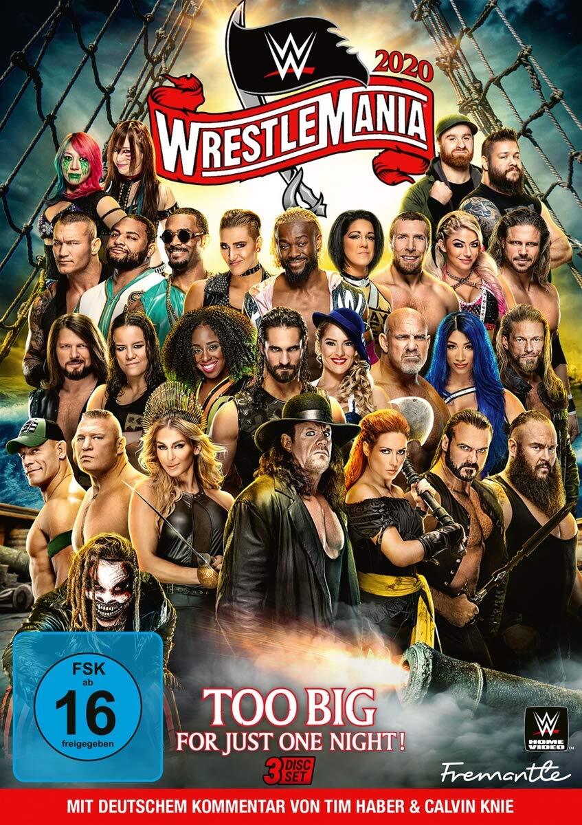 WWE: WRESTLEMANIA 36, (DVD)