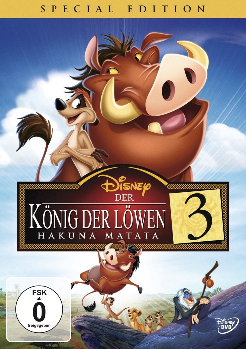 Der König der Löwen 3 - Hakuna Matata (Special Edition) (DVD) Trickfilm